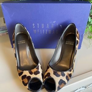 Stuart Weitzman Peep-Toe Pump